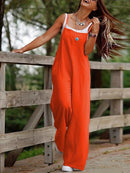 Diana - Dame Løs Jumpsuit Diana med justerbare stropper