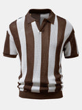 Delmar - Åndbar poloshirt med korte ærmer og V-hals