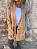 Lyra - Lang cardigan med revers