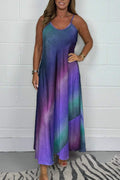 Olivia - Luxe maxi slip kjole med elegant, slankt fald