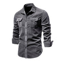 Jack - Klassisk skjorte med brystlommer og button-down krave