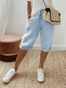 Elara - Dame afslappede shorts Elara med sidelommer