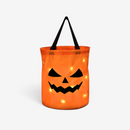 GlowNest - Lysende Græskar Trick or Treat Kurv
