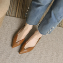 Dame spidstås slip-on tøfler