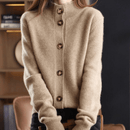 Evelyn – Klassisk Langærmet Cardigan