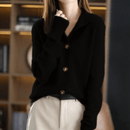 Evelyn – Klassisk Langærmet Cardigan