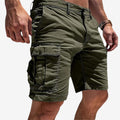 Herre Shorts med Knælang Længde og Flere Lommer