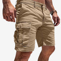 Herre Shorts med Knælang Længde og Flere Lommer