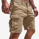 Herre Shorts med Knælang Længde og Flere Lommer
