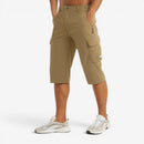 Herre Shorts med Høj Talje og Knælang Længde