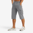 Herre Shorts med Høj Talje og Knælang Længde