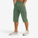 Herre Shorts med Høj Talje og Knælang Længde