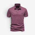 Herre Slim Fit Polo Shirt med Knaplukning og Klassisk Krave