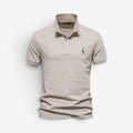 Herre Slim Fit Polo Shirt med Knaplukning og Klassisk Krave