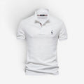 Herre Slim Fit Polo Shirt med Knaplukning og Klassisk Krave