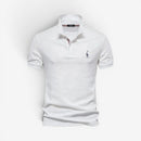 Herre Slim Fit Polo Shirt med Knaplukning og Klassisk Krave