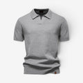 Herre Slim Fit Polo Shirt med Korte Ærmer
