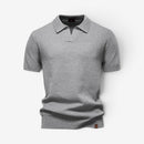 Herre Slim Fit Polo Shirt med Korte Ærmer