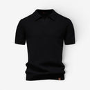 Herre Slim Fit Polo Shirt med Korte Ærmer