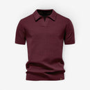 Herre Slim Fit Polo Shirt med Korte Ærmer
