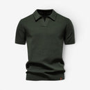 Herre Slim Fit Polo Shirt med Korte Ærmer