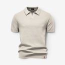 Herre Slim Fit Polo Shirt med Korte Ærmer