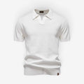 Herre Slim Fit Polo Shirt med Korte Ærmer