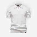 Herre Slim Fit Polo Shirt med Korte Ærmer