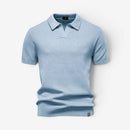 Herre Slim Fit Polo Shirt med Korte Ærmer