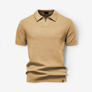 Herre Slim Fit Polo Shirt med Korte Ærmer
