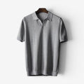 Herre Kortærmet Polo Shirt med Nedslået Krave