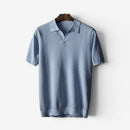 Herre Kortærmet Polo Shirt med Nedslået Krave