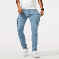 Adam - Stilfulde cargobukser med flere lommer og slim fit
