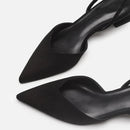 Lena - Slingback-sandaler med fin hæl og spids snude