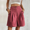 Cleo - Stilfulde shorts med justerbar talje - 1+1 Gratis
