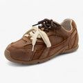 Retro lædersneakers til kvinder med moderne komfort