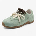 Retro lædersneakers til kvinder med moderne komfort