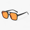 SunEra - Vintage oversized firkantede solbriller med