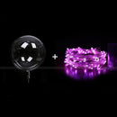 GlowFest - Gennemsigtige LED-balloner med langtidsholdbare