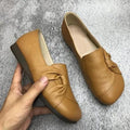 Yamina - Stilfulde slip-on sko med knude detalje og lav
