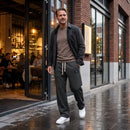 Valmero – Joggingbukser i vaffelstof med snøre