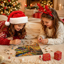 Jinglefit - Puzzle adventskalender med 1008 brikker