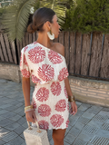Lisa - Elegant Kjole Lisa med Blomsterprint