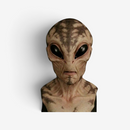 Realistisk Alien Hovedmaske til Halloween og Cosplay