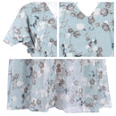 Abigail - Let maxikjole med blomsterprint og V-hals