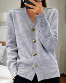 Emma cardigan med hjerteformede knapper