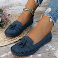 Sophia - Klassiske slip-on loafers med kvastdetaljer