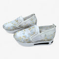 Amanda - Slip-on sneakers med kileformet sål &