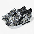 Amanda - Slip-on sneakers med kileformet sål &