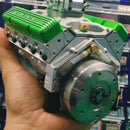 Enginova - Mini V8 Benzinmotormodelsæt med CDI Tænding